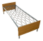 Кровати металлические с сеткой из прокатной пружины для домов отдыха, санаториев, пансионатов