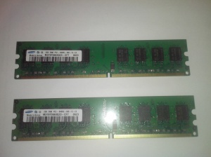  DDR2 800MHz Kit 4Gb - 2x2Gb Samsung